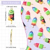 30Pcs 3 Styles Printed Alloy Pendants PALLOY-CJ0002-49-2