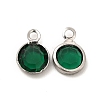 304 Stainless Steel with Glass Charms STAS-G305-11P-2