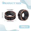300Pcs Tibetan Style Alloy Spacer Beads FIND-ME0002-29R-2