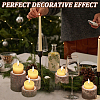 6Pcs 3 Styles Wood Candle Holders AJEW-GA0007-56-6