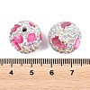 Handmade Polymer Clay Rhinestone Beads CLAY-H009-03F-3