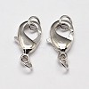 Brass Lobster Claw Clasps for Jewelry Necklace Bracelet Making KK-I599-12mm-P-RS-1