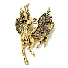Horse Alloy Brooches for Backpack Clothes JEWB-L026-06AG-1