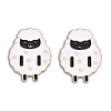 Sheep Shape Enamel Pin JEWB-N007-217-2