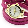 Fashionable PU Leather Watch Bracelets X-WACH-J008-04-2