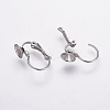 Tarnish Resistant 304 Stainless Steel Leverback Earring Findings LS-STAS-K146-030-6mm-1