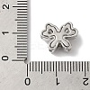 Brass Micro Pave Clear Cubic Zirconia Beads KK-G503-13P-3