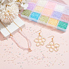150g 15 Colors Imitation Jade Glass Round Seed Beads GLAA-AR0001-62-4