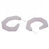 Large C-shape Stud Earrings for Girl Women KY-Q058-081A-2