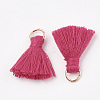 Polycotton(Polyester Cotton) Tassel Pendant Decorations X-FIND-S280-07-2