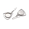 201 Stainless Steel Earring Hooks STAS-Z036-09P-2