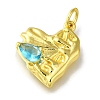 Rack Plating Brass Pendant KK-H485-06G-02-1