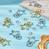 20 Sets 2 Colors Zinc Alloy Swivel Lobster Clasps FIND-LP0002-77-3