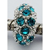 Alloy Rhinestone European Beads X-CPDL-H998-13-2