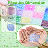 12300pcs 12 Colors Imitation Cat Eye Glass Round Bugle Beads GLAA-CJ0002-18-9