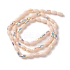 AB Color Plated Electroplate Beads Strands X-EGLA-H104-03B-2
