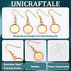 Unicraftale Blank Dome Dangle Earring Making Kit DIY-UN0005-22-5