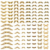 150Pcs 15 Styles Tibetan Style Alloy Fairy Wing Beads TIBEB-PH0005-46-1