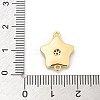 Brass Micro Pave Clear Cubic Zirconia Connector Charms KK-M303-04G-09-3