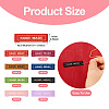 80Pcs 8 Colors Rectangle Clothing Handmade Labels FIND-TA0004-26-4