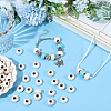 100Pcs Synthetic Howlite European Beads TURQ-PA0001-04A-4