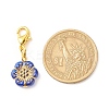 Plating Acrylic Pendant Decorations HJEW-JM00671-2