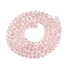 Electroplate Glass Beads Strands X-EGLA-A034-T6mm-B12-3