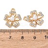 Alloy with Rhinestone and ABS Plastic Imitation Pearl Pendants FIND-Z111-03G-3