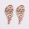 Unfinished Wood Filigree Joiners Links WOOD-WH0099-10C-1