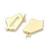Brass Pendants KK-D229-22Y-G-2