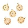 Ion Plating(IP) 201 Stainless Steel Pendants STAS-K003-11G-1