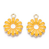 Alloy Enamel Pendants ENAM-S119-090A-RS-2