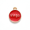 Alloy Enamel Pendants ENAM-SZ0001-28B-B-4