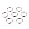 Environmental Iron Split Key Rings IFIN-C057-25mm-1