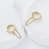304 Stainless Steel Cuff Earrings RC5988-4