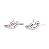 Rack Plating Brass Earrings EJEW-S219-02P-1