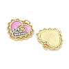Mother's Day Brass Enamel Pendants KK-G555-15G-02-2