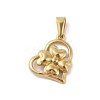PVD Vacuum Plating 304 Stainless Steel Pendants STAS-R232-14B-G-1