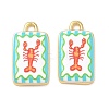 Printed Brass Pendants KK-CBAF9BC-16G-01-1