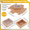 Rectangle Kraft Paper Drawer Boxes CON-WH0089-119A-2