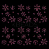 Snowflake Pattern Hotfix Rhinestones DIY-WH0430-205B-1