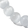 Natural Map Stone & Glass Round Bead Stretch Bracelets WG6A8BD-08-2