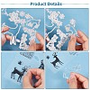 Gorgecraft 1 Sheet Silicone Clear Stamps DIY-GF0007-05-7
