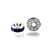 Brass Grade A Rhinestone Spacer Beads RB-A014-Z8mm-05S-3