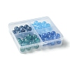 64Pcs 4 Colors Round Imitation Cat Eye Resin Beads RESI-FS0001-66A-6