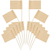 100Pcs Paper Flag Cocktail Picks DIY-CN0003-57A-1