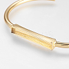 Brass Cuff Bangle Making LS-BJEW-K153-02C-2