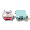 Animal Opaque Resin Decoden Cabochons RESI-G099-02-2