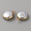 Natural Keshi Pearl Brass Pendants FIND-WH0161-162B-2