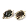 Natural African Turquoise(Jasper) Faceted Oval Links G-B126-07G-14-2